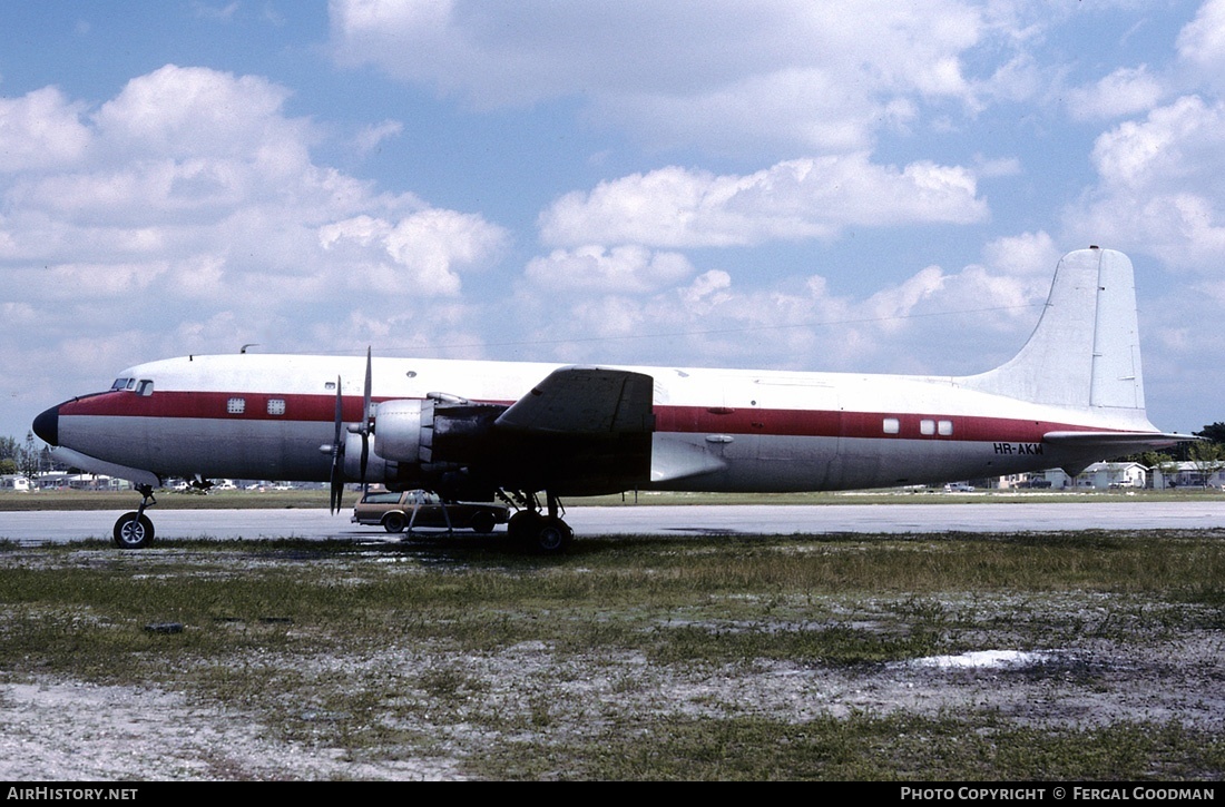Aircraft Photo of HR-AKW | Douglas DC-6B(F) | Servicios Aereos Generales | AirHistory.net #80200