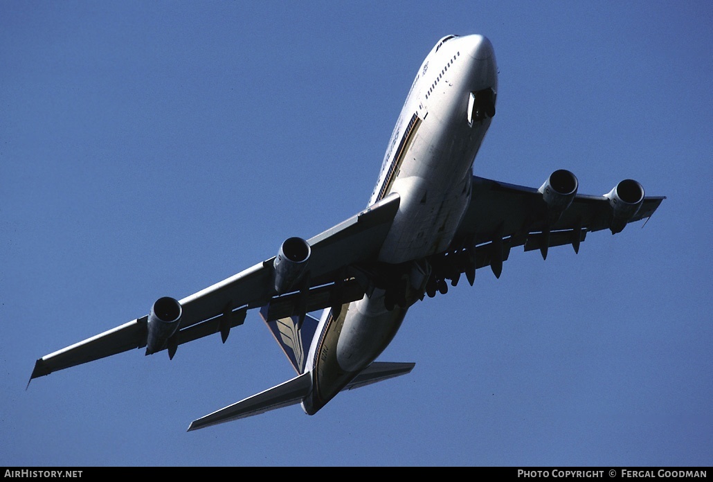 Aircraft Photo of N123KJ | Boeing 747-312 | Singapore Airlines | AirHistory.net #80205