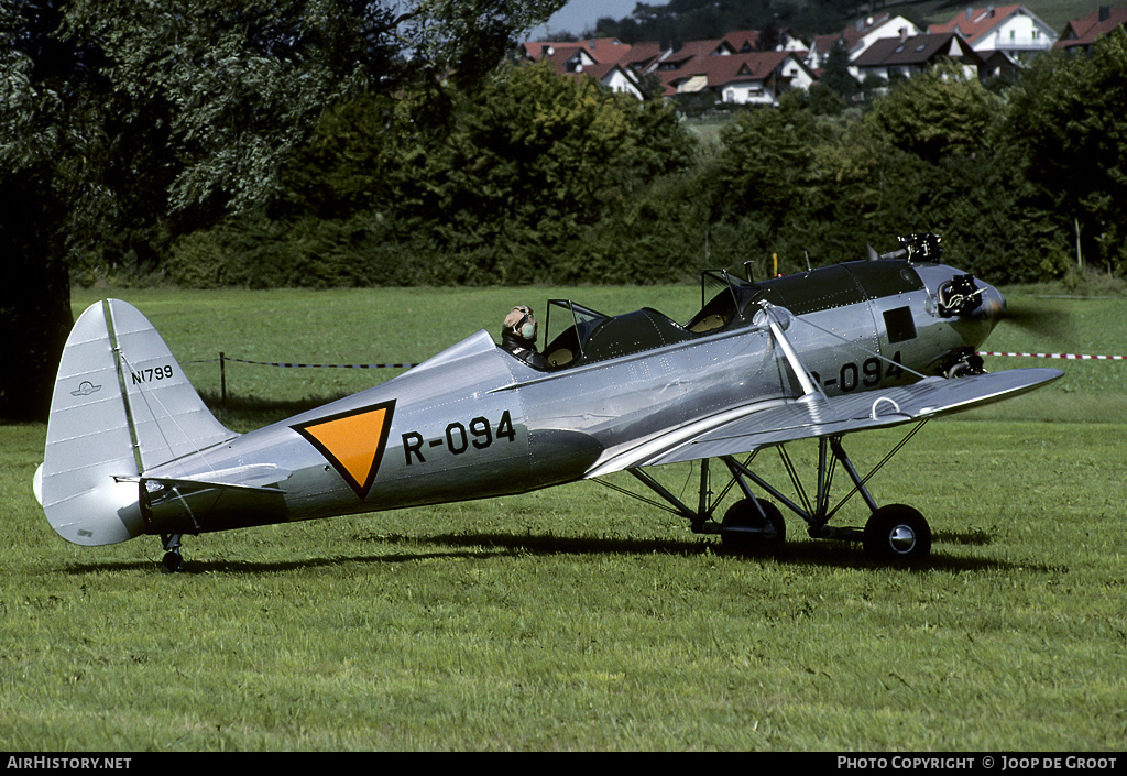 Aircraft Photo of N1799 / R-094 | Ryan PT-22A Recruit (ST3KR) | Netherlands East Indies - Air Force | AirHistory.net #80212