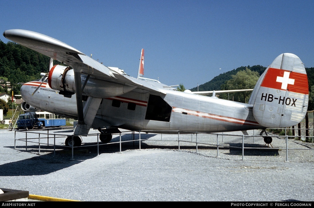 Aircraft Photo of HB-HOX | Scottish Aviation Twin Pioneer Series 1 | Schweizerische Grundbuchvermessung / Mensuration Cadastrale Suisse | AirHistory.net #80222