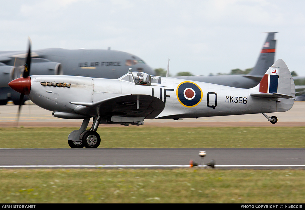 Aircraft Photo of MK356 | Supermarine 361 Spitfire LF9C | UK - Air Force | AirHistory.net #80239