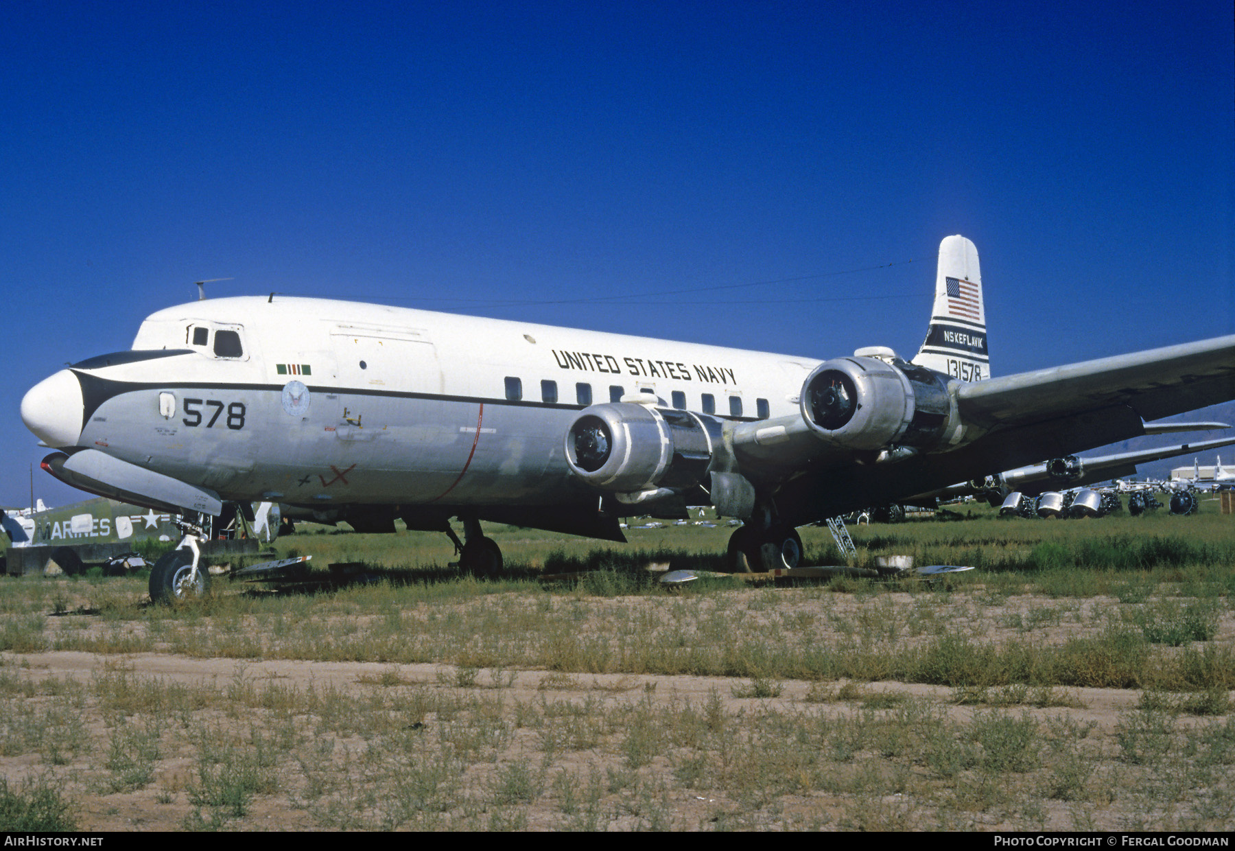 Aircraft Photo of 131578 | Douglas C-118B Liftmaster (DC-6A) | USA - Navy | AirHistory.net #80241