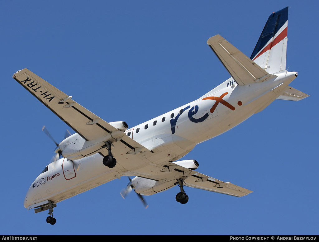 Aircraft Photo of VH-TRX | Saab 340B | REX - Regional Express | AirHistory.net #80243