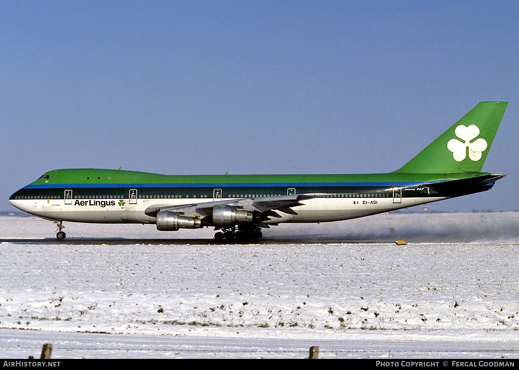 Aircraft Photo of EI-ASI | Boeing 747-148 | Aer Lingus | AirHistory.net #80248