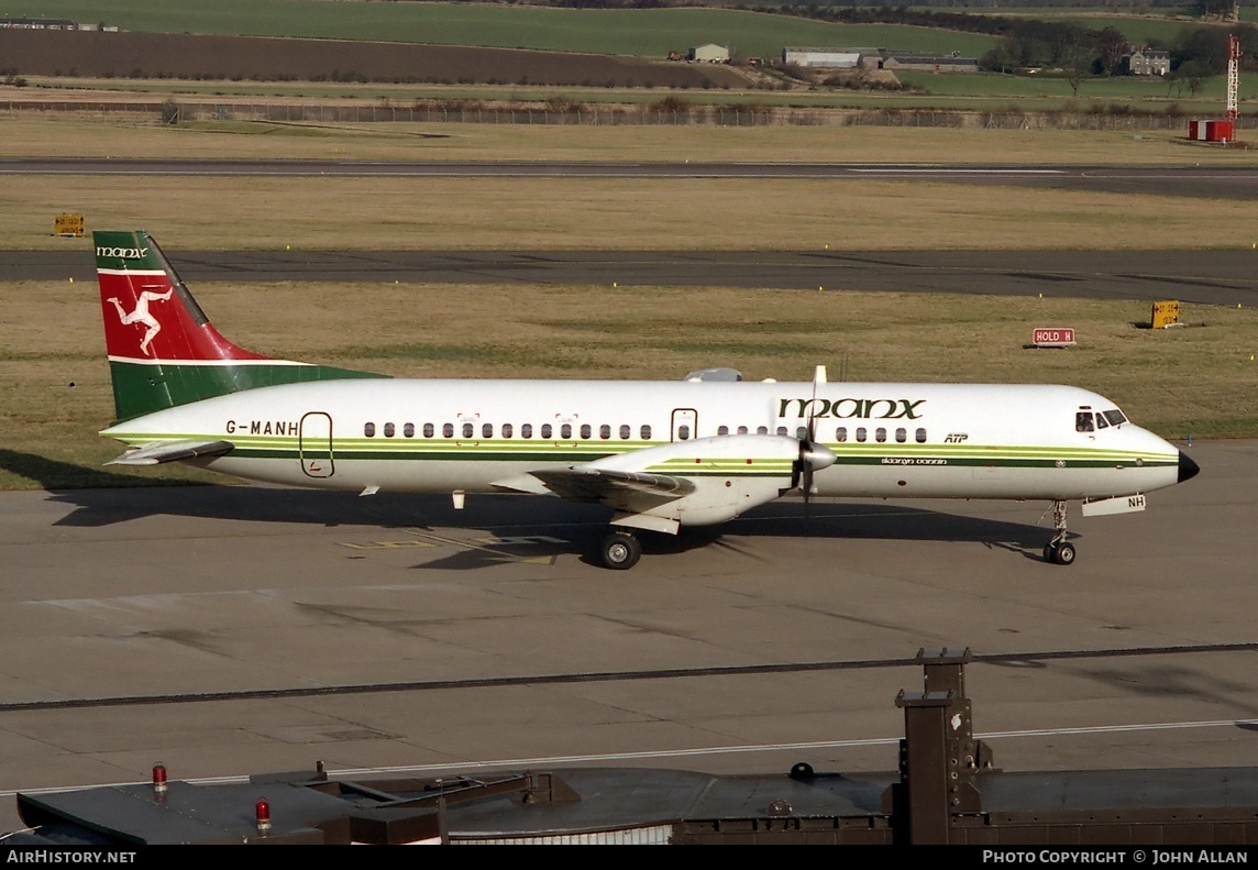 Aircraft Photo of G-MANH | British Aerospace ATP | Manx Airlines | AirHistory.net #80253