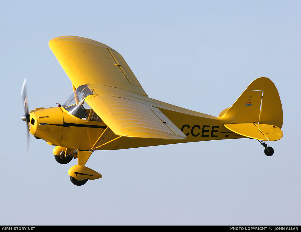Aircraft Photo of G-CCEE | Piper PA-15 Vagabond | AirHistory.net #80262