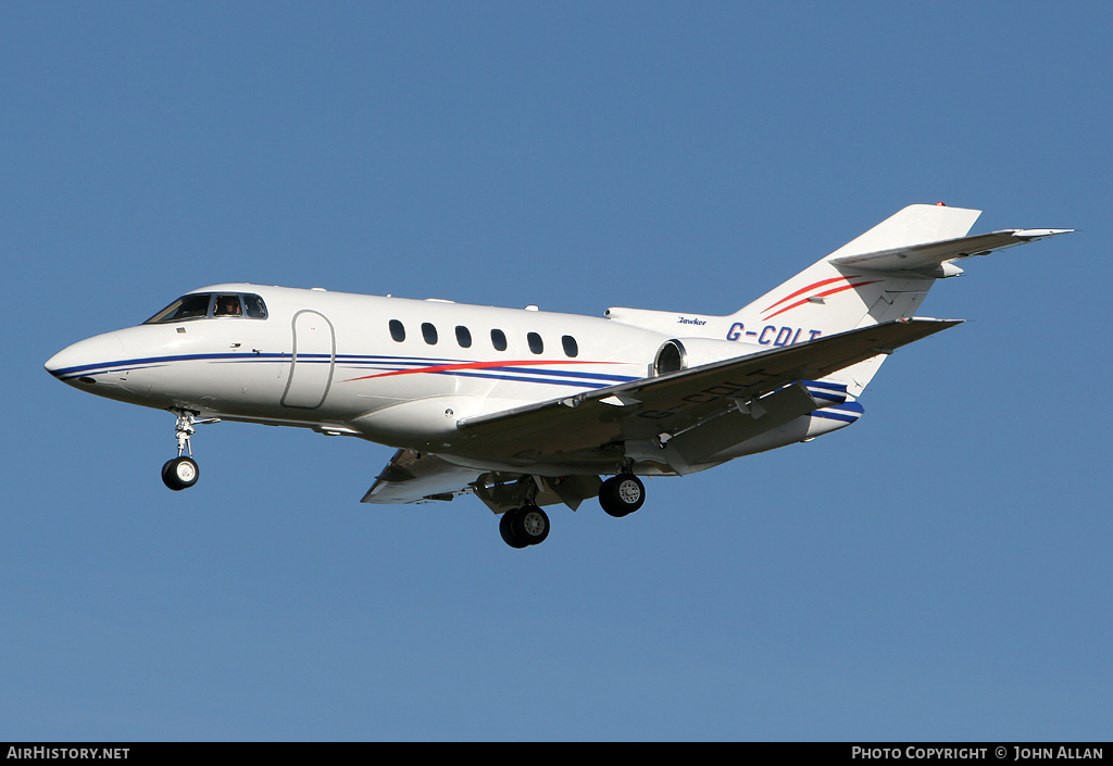 Aircraft Photo of G-CDLT | Raytheon Hawker 800XP | AirHistory.net #80273