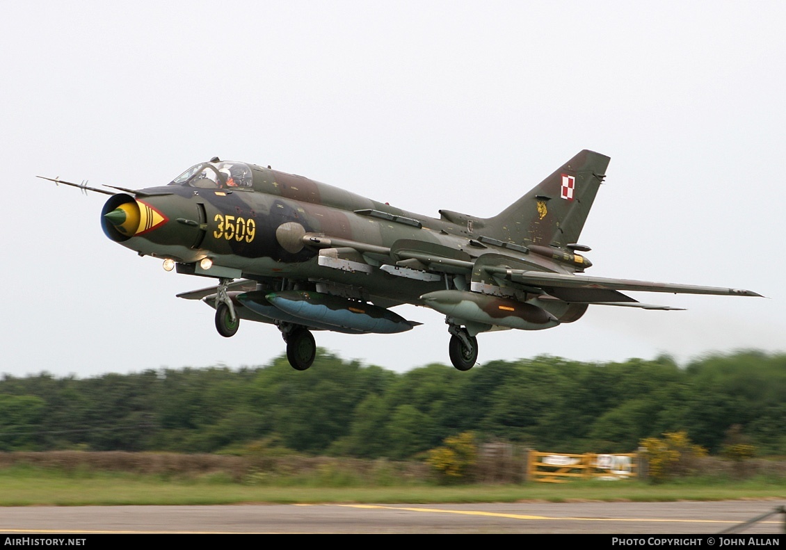 Aircraft Photo of 3509 | Sukhoi Su-22M4 | Poland - Air Force | AirHistory.net #80274