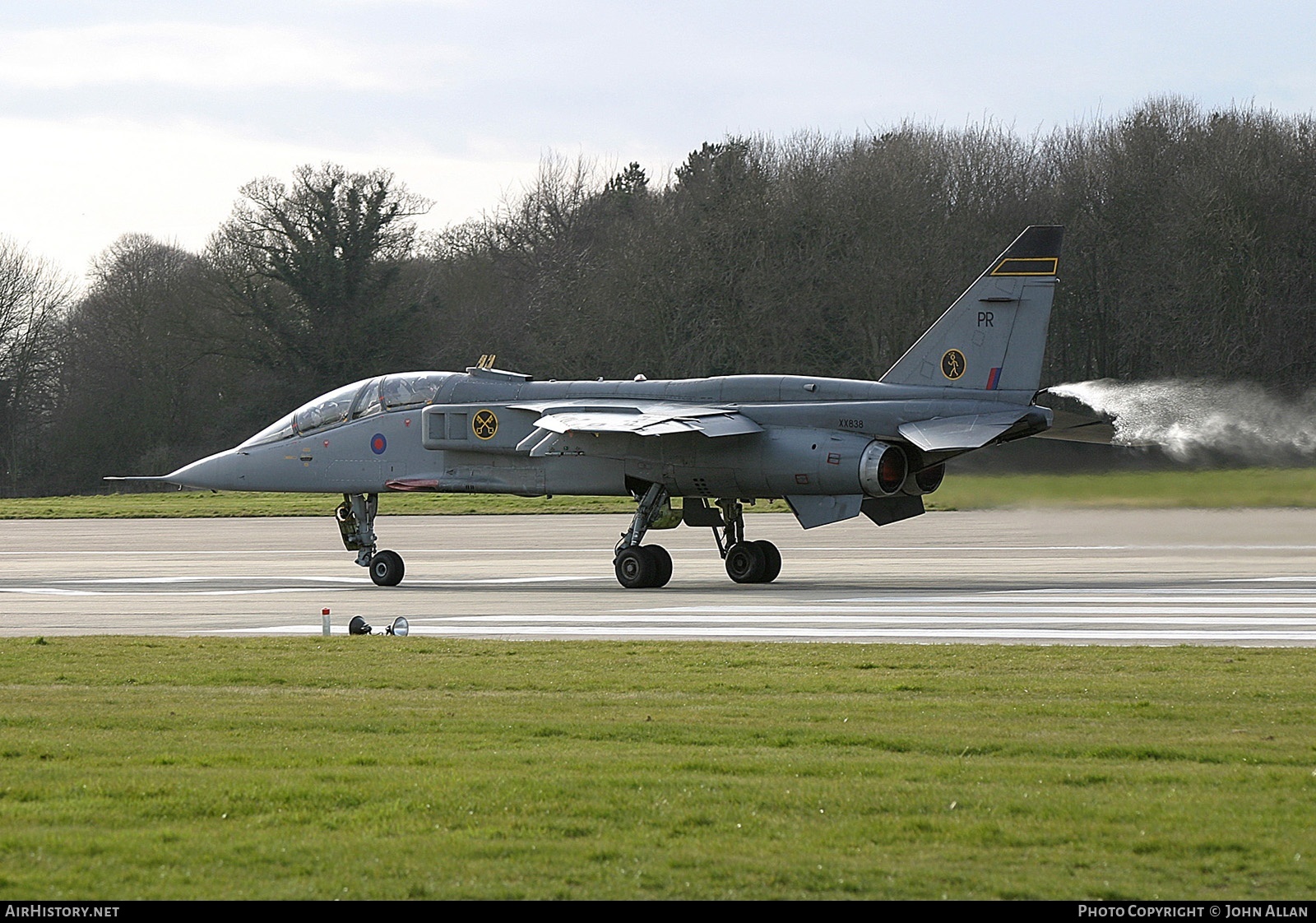 Aircraft Photo of XX838 | Sepecat Jaguar T4 | UK - Air Force | AirHistory.net #80277
