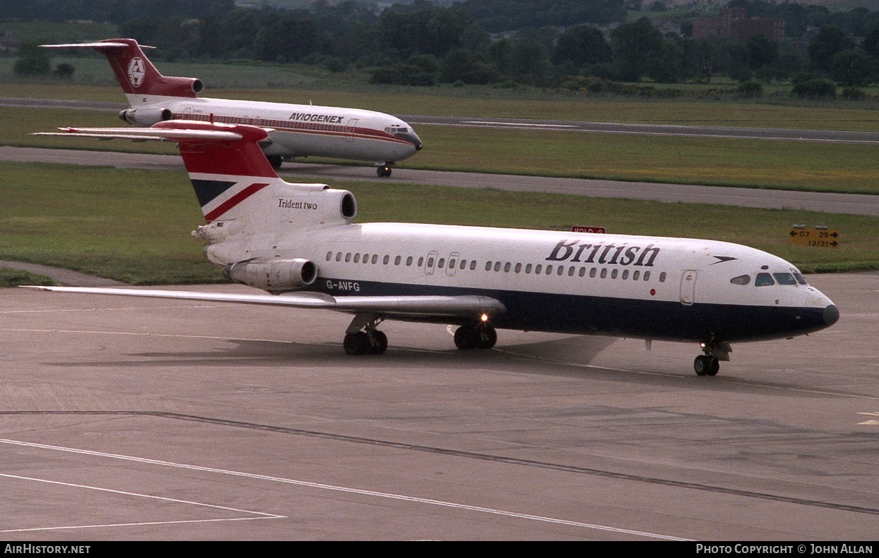 Aircraft Photo of G-AVFG | Hawker Siddeley HS-121 Trident 2E | British Airways | AirHistory.net #80280