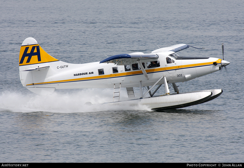Aircraft Photo of C-GUTW | Vazar DHC-3T Turbine Otter | Harbour Air | AirHistory.net #80304