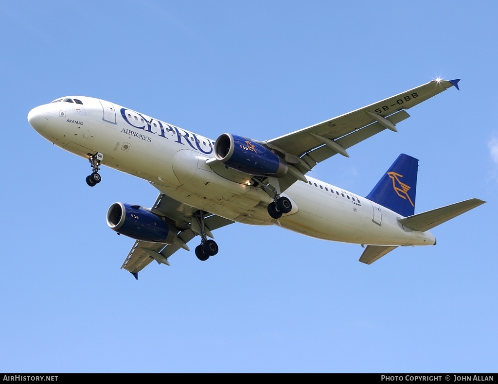 Aircraft Photo of 5B-DBB | Airbus A320-231 | Cyprus Airways | AirHistory.net #80306