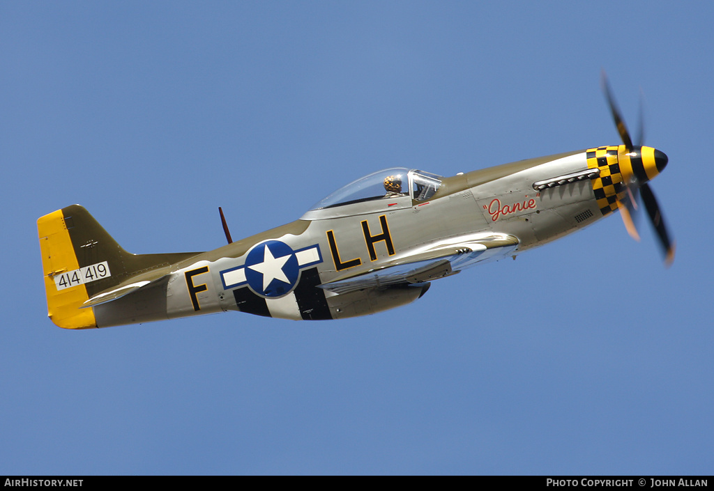 Aircraft Photo of G-MSTG / 414419 | North American P-51D Mustang | USA - Air Force | AirHistory.net #80311