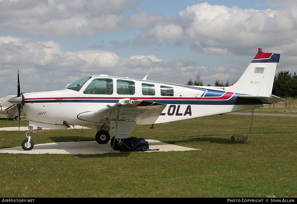 Aircraft Photo of G-LOLA | Beech A36 Bonanza 36 | AirHistory.net #80330