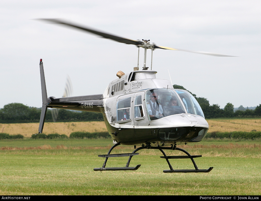 Aircraft Photo of G-BXNS | Bell 206B-3 JetRanger III | Sterling Aviation | AirHistory.net #80347