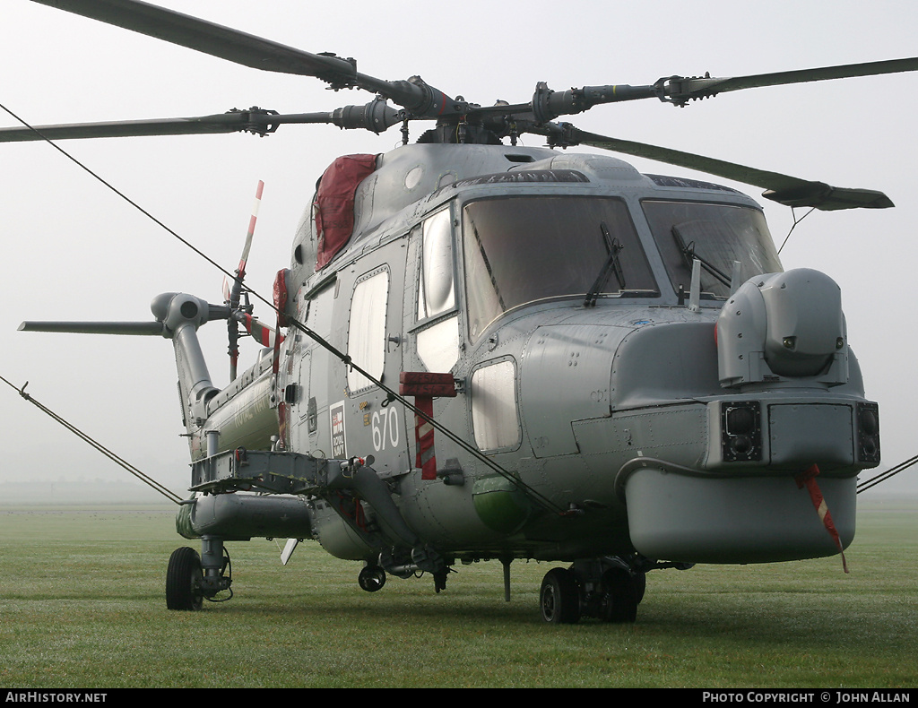 Aircraft Photo of ZF563 / 670 | Westland WG-13 Lynx HMA8DSP | UK - Navy | AirHistory.net #80351