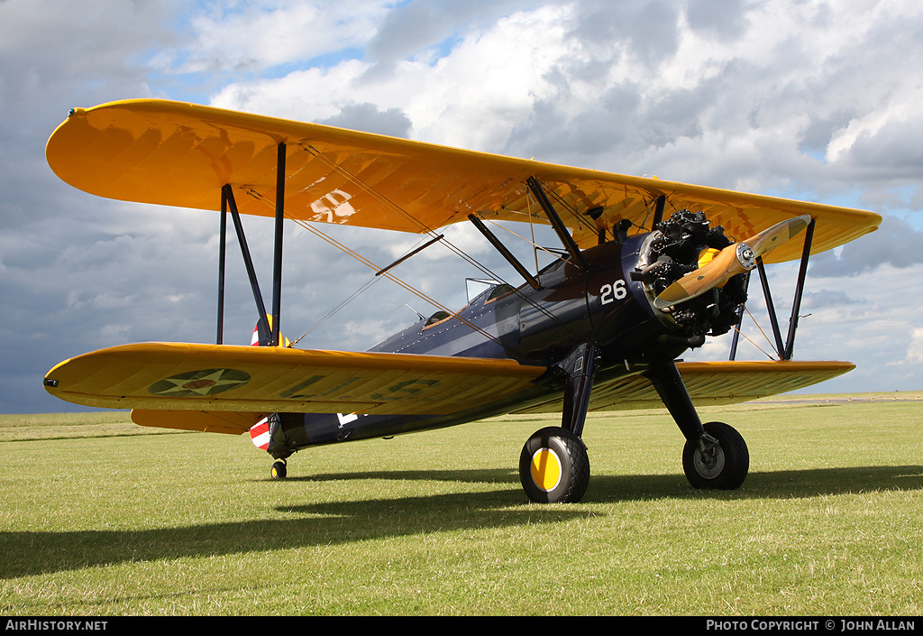 Aircraft Photo of G-BAVO | Boeing PT-17 Kaydet (A75N1) | AirHistory.net #80375