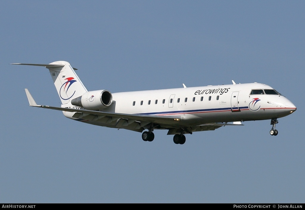 Aircraft Photo of D-ACRA | Bombardier CRJ-200ER (CL-600-2B19) | Eurowings | AirHistory.net #80390