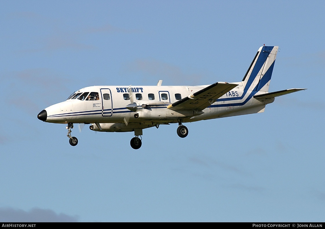Aircraft Photo of G-TABS | Embraer EMB-110P1 Bandeirante | Skydrift Air Charter | AirHistory.net #80413