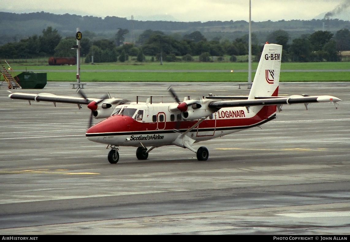 Aircraft Photo of G-BIEM | De Havilland Canada DHC-6-310 Twin Otter | Loganair | AirHistory.net #80417