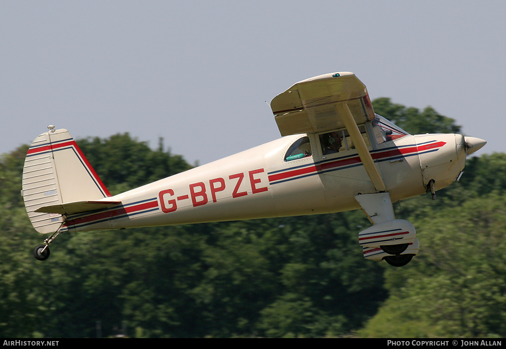 Aircraft Photo of G-BPZE | Luscombe 8E Silvaire Deluxe | AirHistory.net #80420