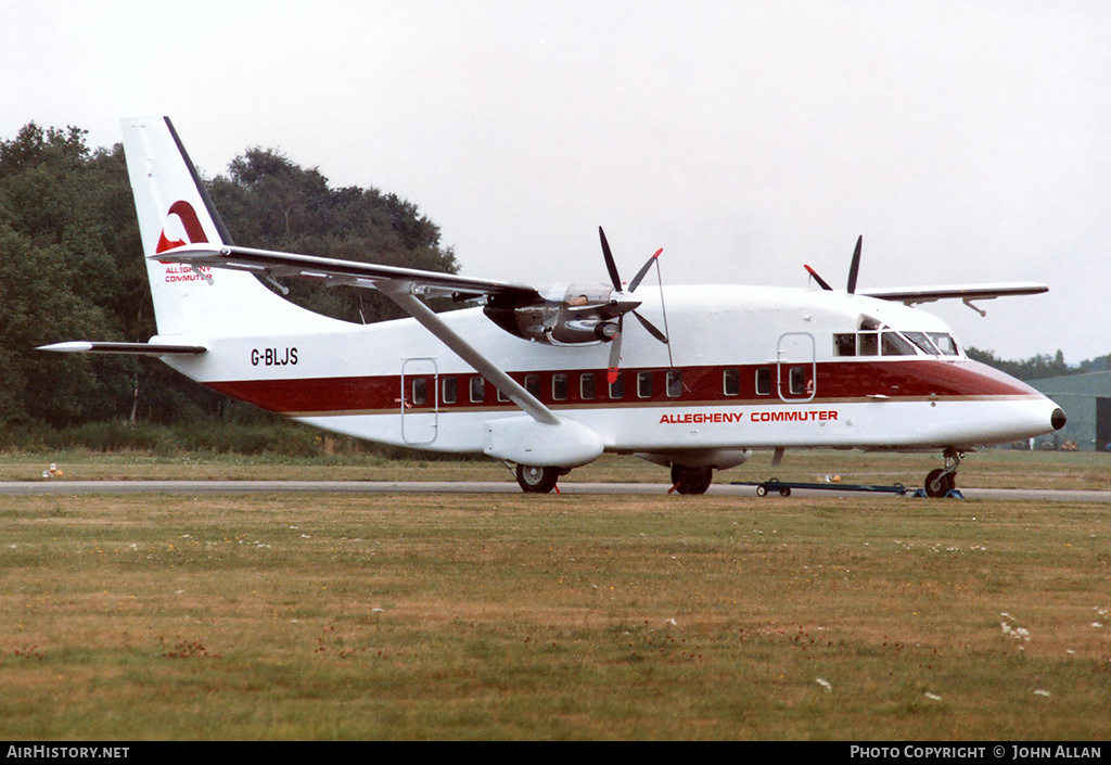 Aircraft Photo of G-BLJS | Short 360-100 | Allegheny Commuter | AirHistory.net #80432