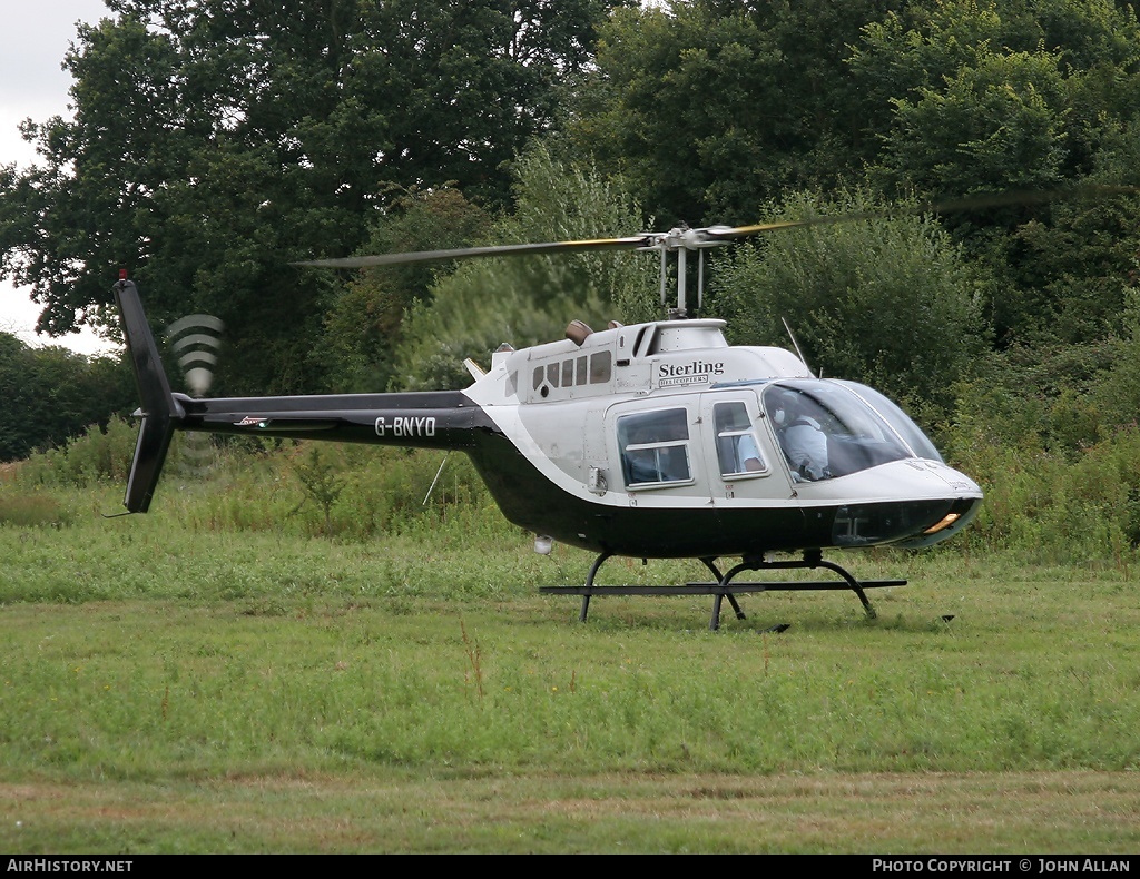 Aircraft Photo of G-BNYD | Bell 206B-3 JetRanger III | Sterling Helicopters | AirHistory.net #80438
