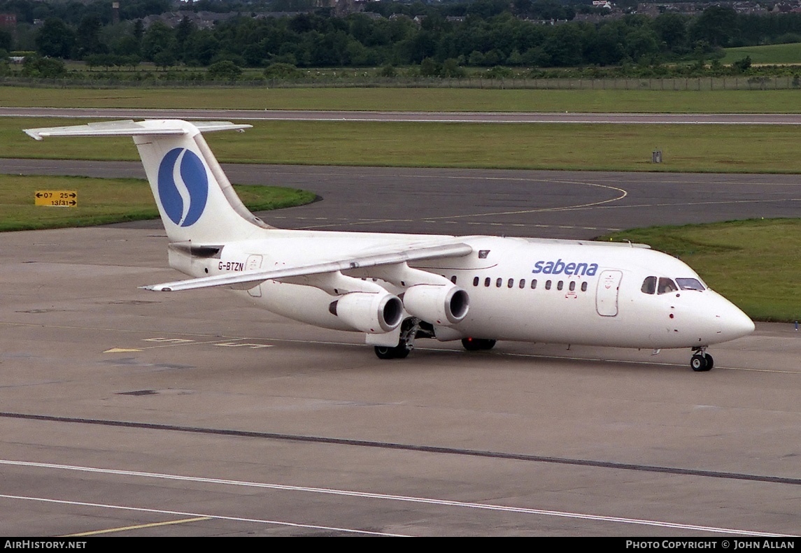 Aircraft Photo of G-BTZN | British Aerospace BAe-146-300 | Sabena | AirHistory.net #80440