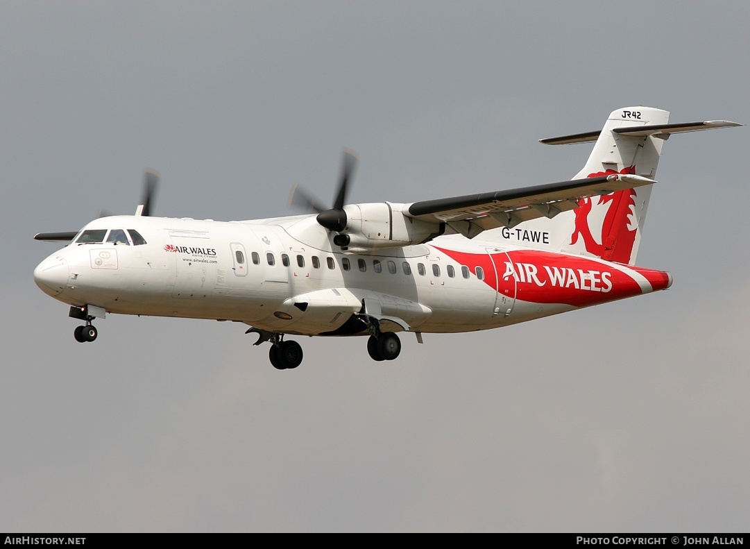 Aircraft Photo of G-TAWE | ATR ATR-42-300 | Air Wales | AirHistory.net #80443