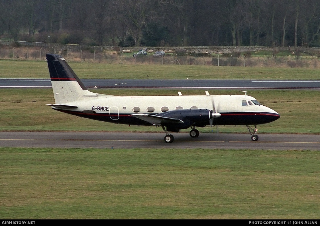 Aircraft Photo of G-BNCE | Grumman G-159 Gulfstream I | Peregrine Air Services | AirHistory.net #80445