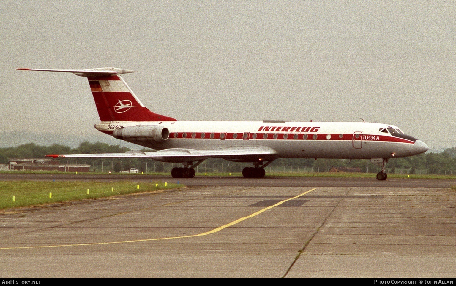 Aircraft Photo of DDR-SCP | Tupolev Tu-134A | Interflug | AirHistory.net #80450