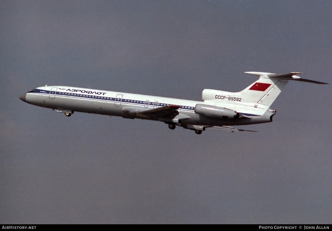 Aircraft Photo of CCCP-85592 | Tupolev Tu-154B-2 | Aeroflot | AirHistory.net #80454