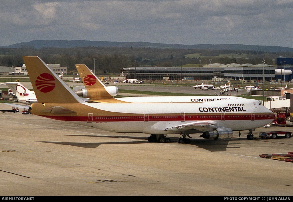 Aircraft Photo of N607PE | Boeing 747-238B | Continental Airlines | AirHistory.net #80458