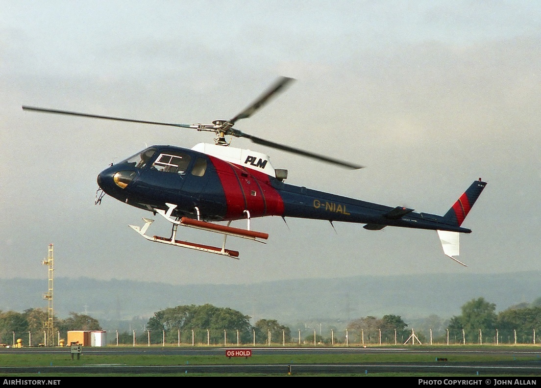 Aircraft Photo of G-NIAL | Aerospatiale AS-350B Ecureuil | PLM Helicopters | AirHistory.net #80459