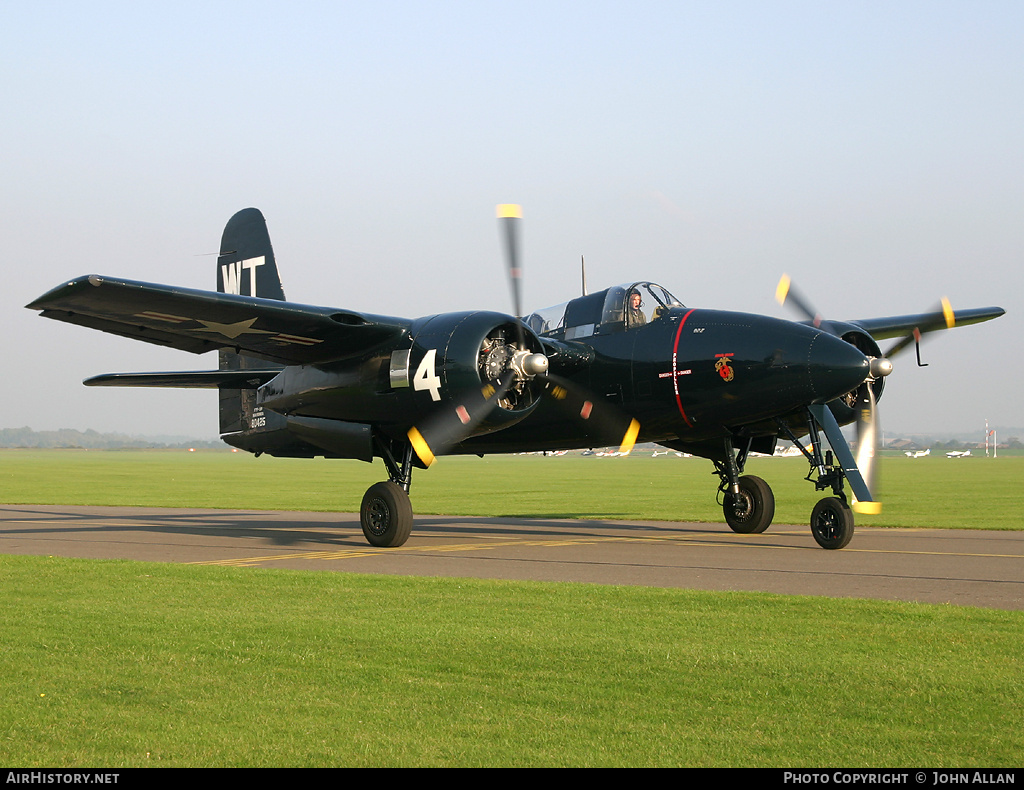 Aircraft Photo of G-RUMT / 80425 | Grumman F7F-3P Tigercat | USA - Marines | AirHistory.net #80461