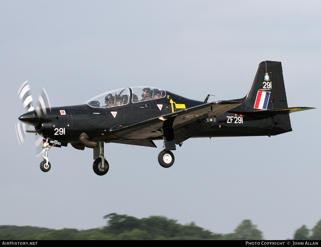 Aircraft Photo of ZF291 | Short S-312 Tucano T1 | UK - Air Force | AirHistory.net #80479
