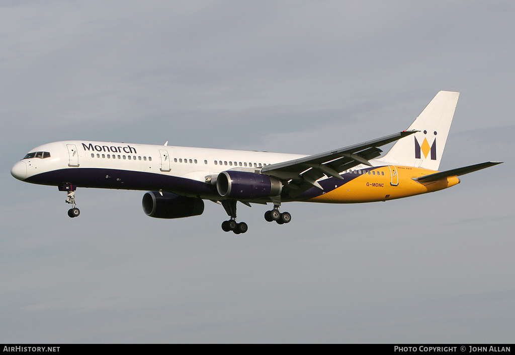 Aircraft Photo of G-MONC | Boeing 757-2T7 | Monarch Airlines | AirHistory.net #80480