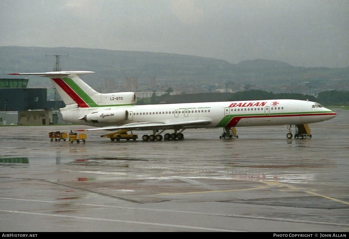 Aircraft Photo of LZ-BTO | Tupolev Tu-154B-1 | Balkan - Bulgarian Airlines | AirHistory.net #80487