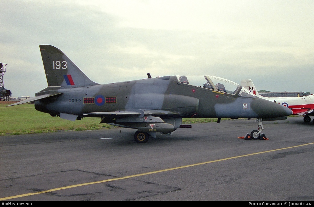 Aircraft Photo of XX193 | British Aerospace Hawk T1A | UK - Air Force | AirHistory.net #80499