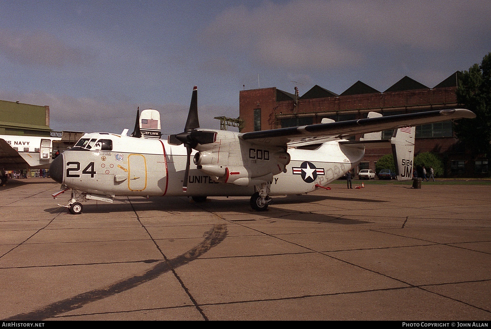 Aircraft Photo of 155124 | Grumman C-2A Greyhound | USA - Navy | AirHistory.net #80574