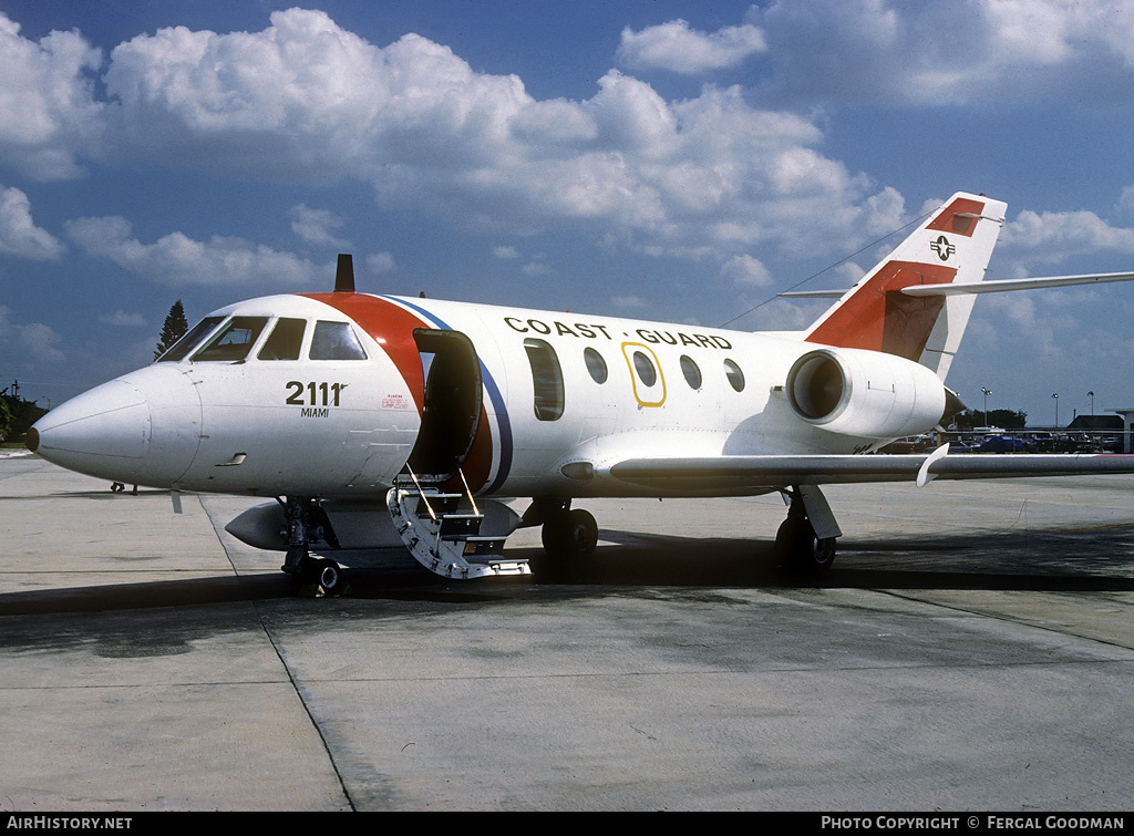 Aircraft Photo of 2111 | Dassault HU-25A Guardian (20G) | USA - Coast Guard | AirHistory.net #80576