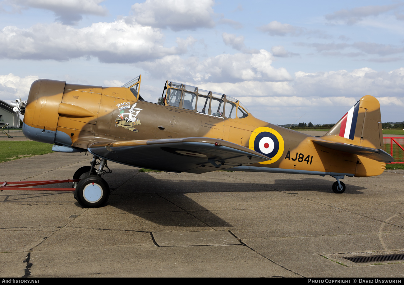 Aircraft Photo of G-BJST / AJ841 | North American T-6H Harvard Mk IV | UK - Air Force | AirHistory.net #80583