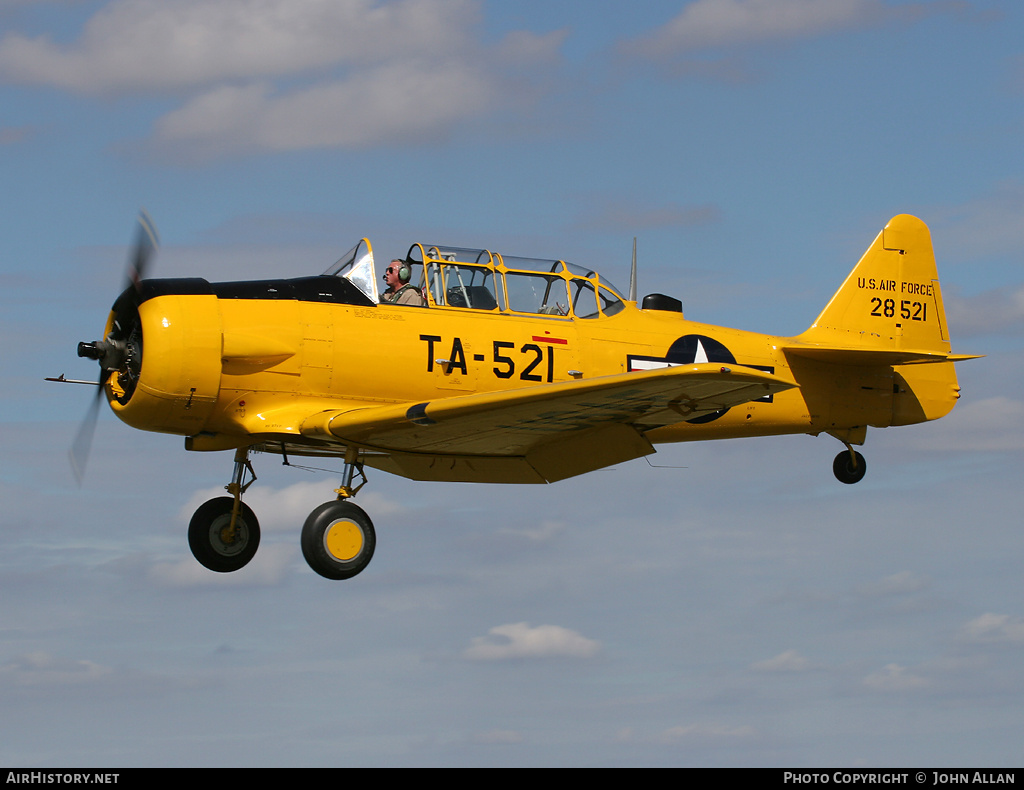 Aircraft Photo of G-TVIJ / 28521 | North American T-6J Harvard Mk IV | USA - Air Force | AirHistory.net #80607
