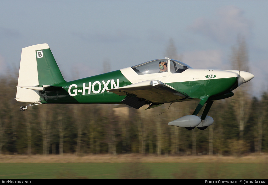 Aircraft Photo of G-HOXN | Van's RV-9 | AirHistory.net #80613