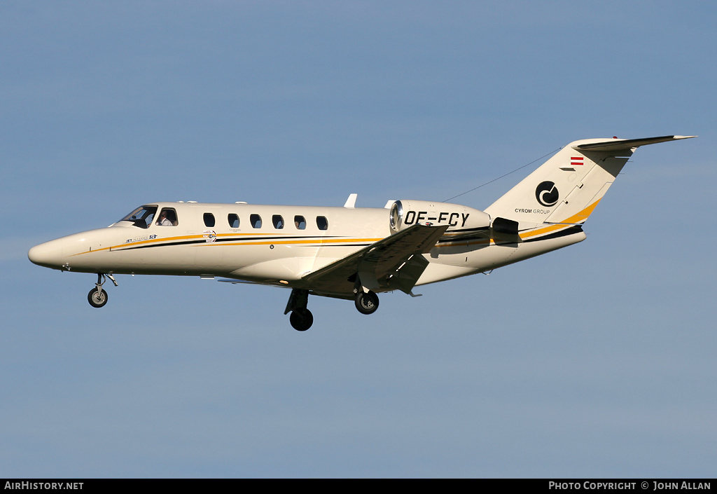 Aircraft Photo of OE-FCY | Cessna 525A CitationJet CJ2 | AirHistory.net #80614