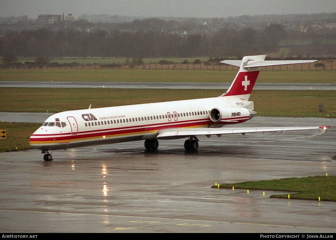 Aircraft Photo of HB-IUA | McDonnell Douglas MD-87 (DC-9-87) | CTA - Compagnie de Transport Aérien Genève | AirHistory.net #80617