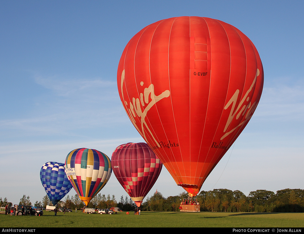 Aircraft Photo of G-EVBF | Cameron Z-350 | Virgin Balloon Flights | AirHistory.net #80626