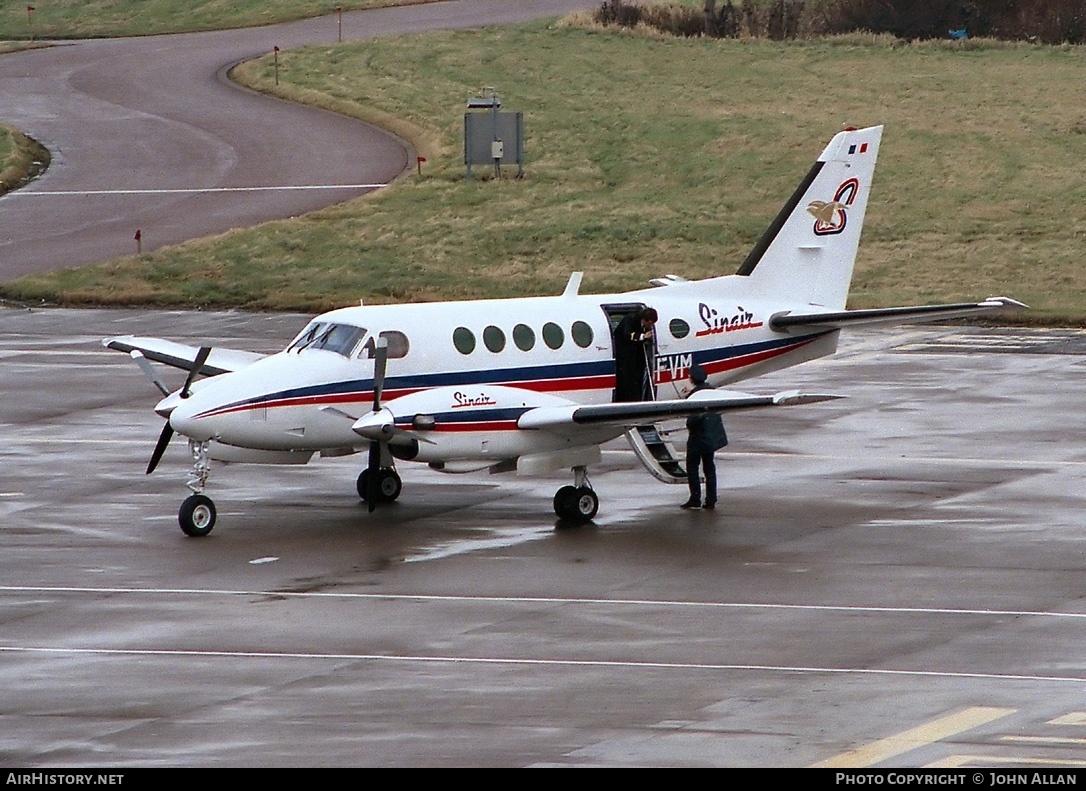 Aircraft Photo of F-GFVM | Beech A100 King Air | Sinair | AirHistory.net #80655
