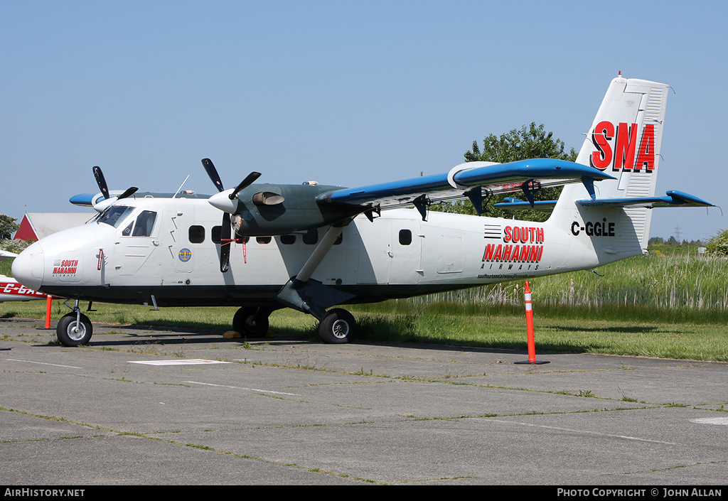 Aircraft Photo of C-GGLE | De Havilland Canada DHC-6-100 Twin Otter | South Nahanni Airways | AirHistory.net #80661