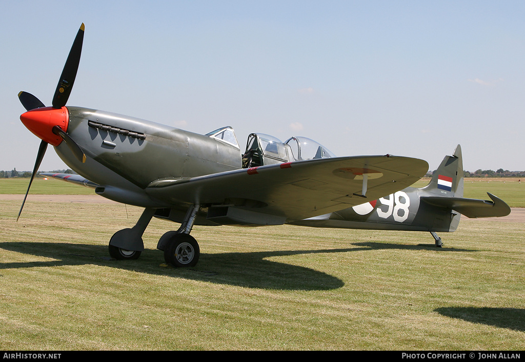 Aircraft Photo of G-CCCA / H-98 | Supermarine 509 Spitfire T9C | Netherlands - Air Force | AirHistory.net #80671